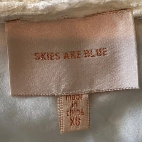 Anthropologie Skies Are Blue Long Sleeve Lace Top - Picture 5 of 5